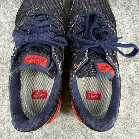 Onitsuka Tiger X Okayama Denim Ally Sneakers US for Men 7.5 25.5cm Navy Blue 234 main image 4